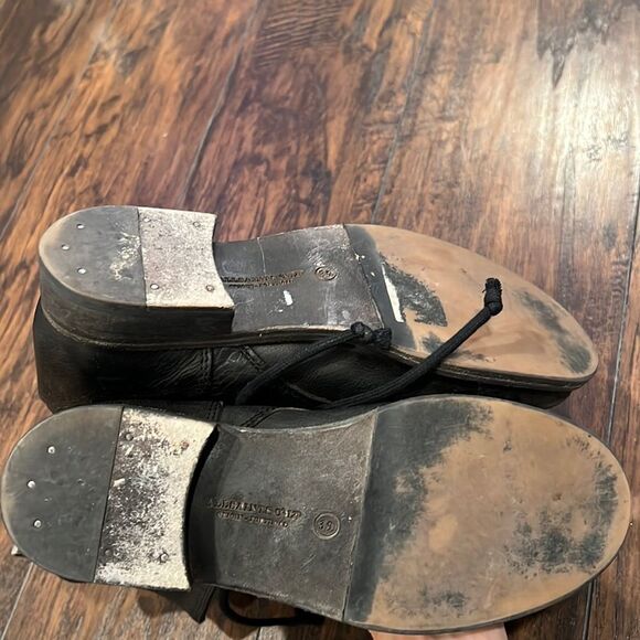 Allsaints Spitalfields double buckle combat Boots size 39 size 8 in USA in GUC - Picture 6 of 10